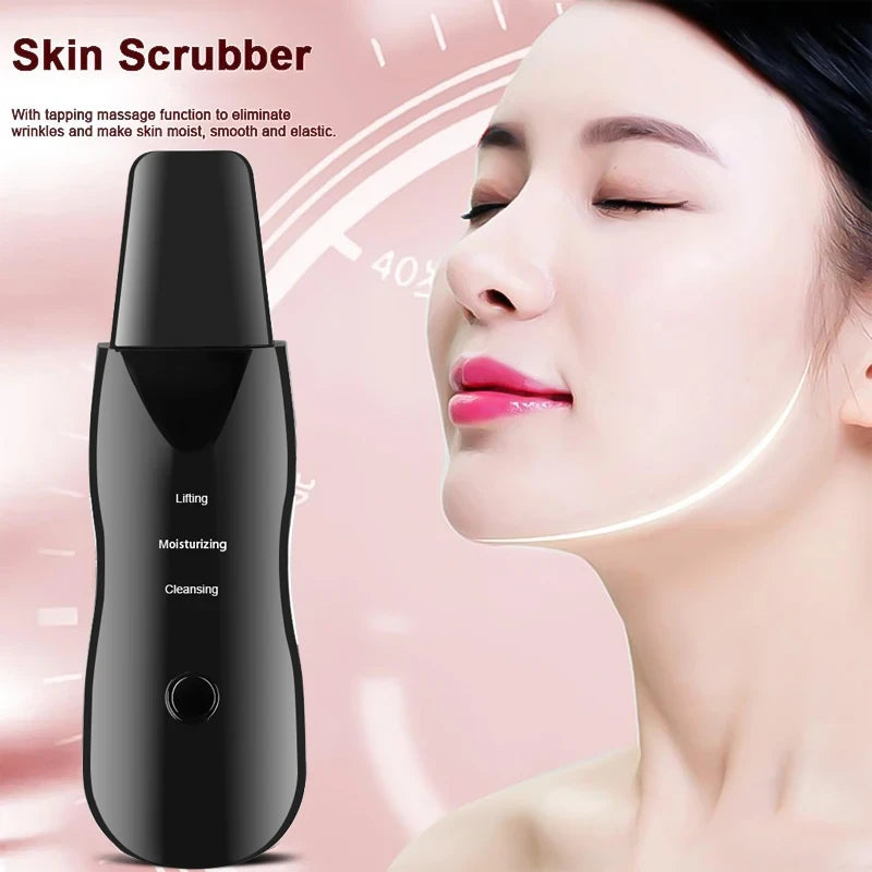Ultrasonic Facial Skin Scrubber