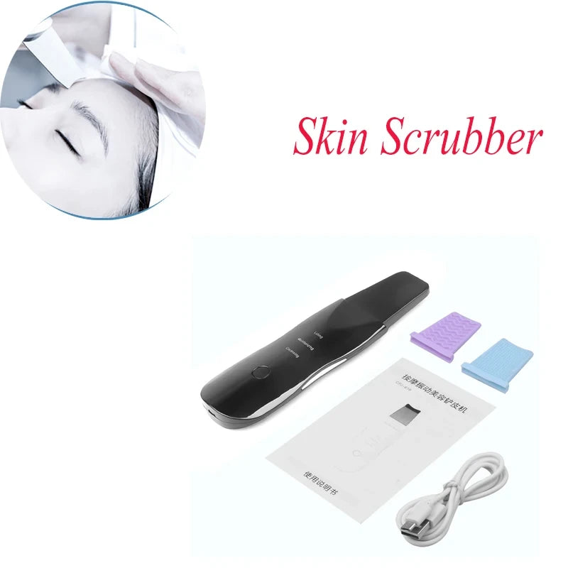 Ultrasonic Facial Skin Scrubber