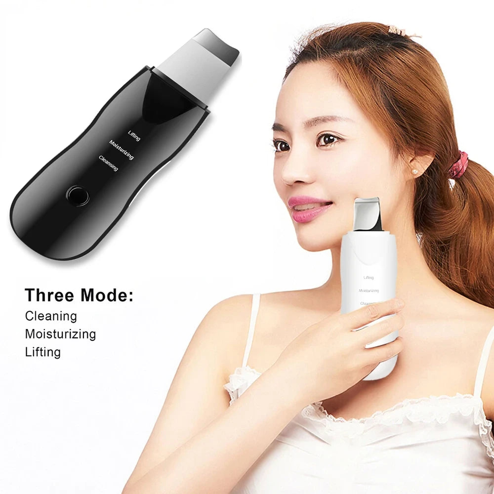 Ultrasonic Facial Skin Scrubber