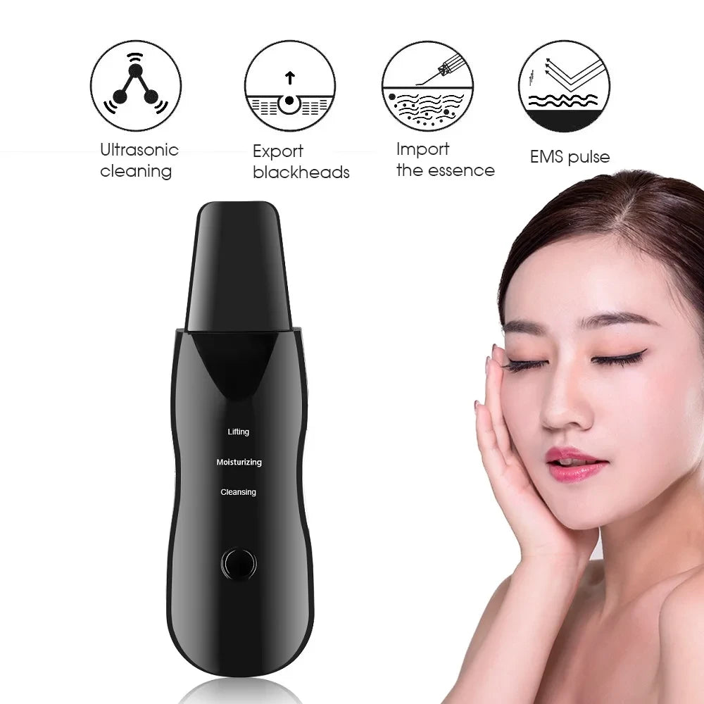 Ultrasonic Facial Skin Scrubber