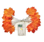 Cozy Autumn Maple Leaf String Lights