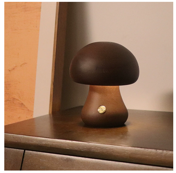 Rechargeable Mushroom Table Lamp | Cozy LED Night Light – Elevate Your ...